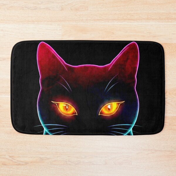 Item preview, The Void Is Watching - Minimalist Halloween Black Cat designed and sold by MariDonna.