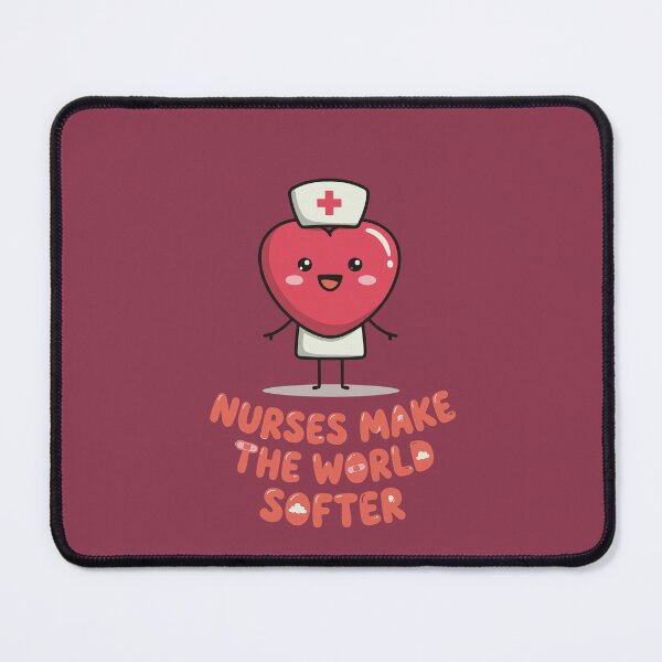 Item preview, Nurses Make the World Softer – Gentle Appreciation Design designed and sold by AmoebaPress.