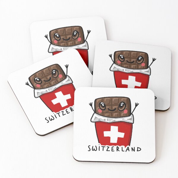 Item preview, Swiss cute chocolate kawaii food from switzerland designed and sold by sianelliot.