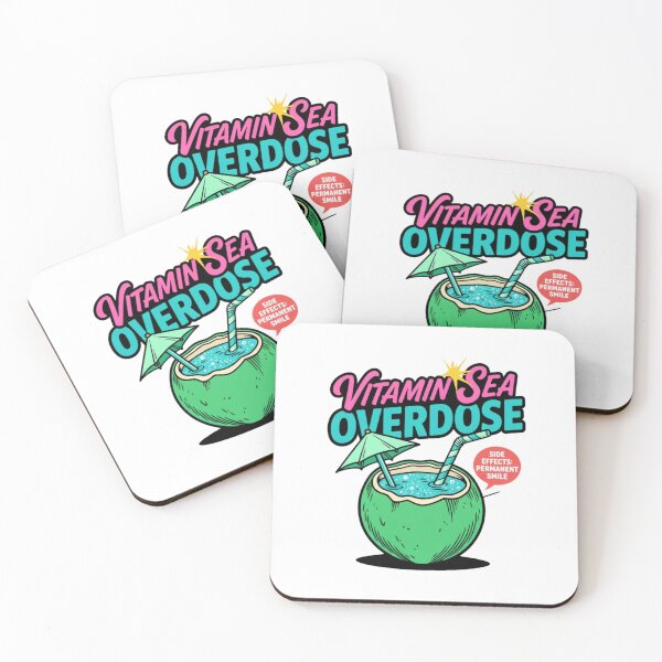 Item preview, Funny Vacation Coconut Drink designed and sold by HBDStudio.