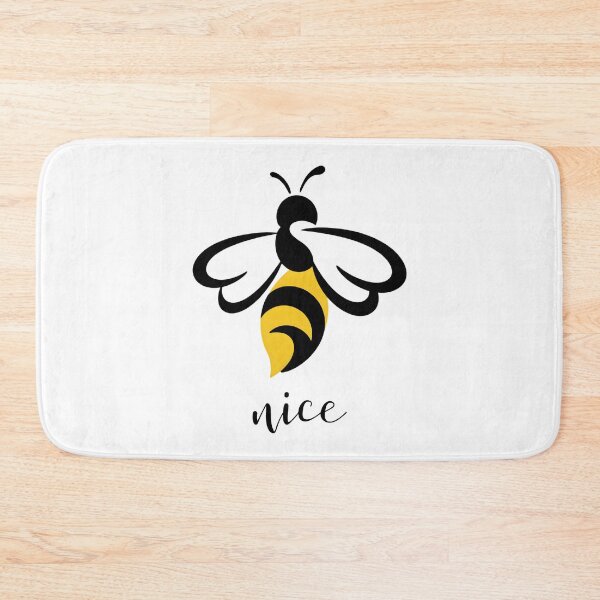 Item preview, Bee Nice – Minimalist Cute Bee Design with Positive Message designed and sold by ArcticFoxStudio.