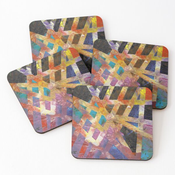 Item preview, Solar Shatter: Luminous Abstract Grid designed and sold by MaryLOwen85.