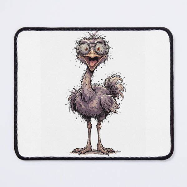 Item preview, Crazy Laughing Ostrich with Broken Sunglasses designed and sold by M.Store.