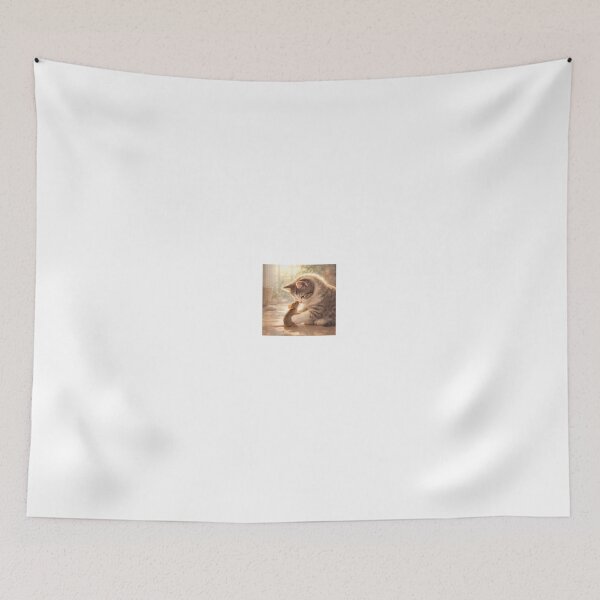 Item preview, Kitten and Mouse Tender Moment – Unexpected Friendship designed and sold by LovelyCatGalaxy.