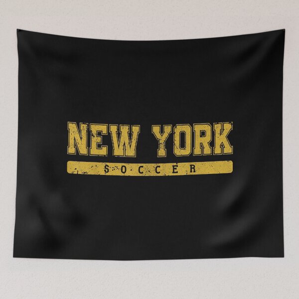 Item preview, New York Soccer Yellow Vintage Text designed and sold by MollyLYork.