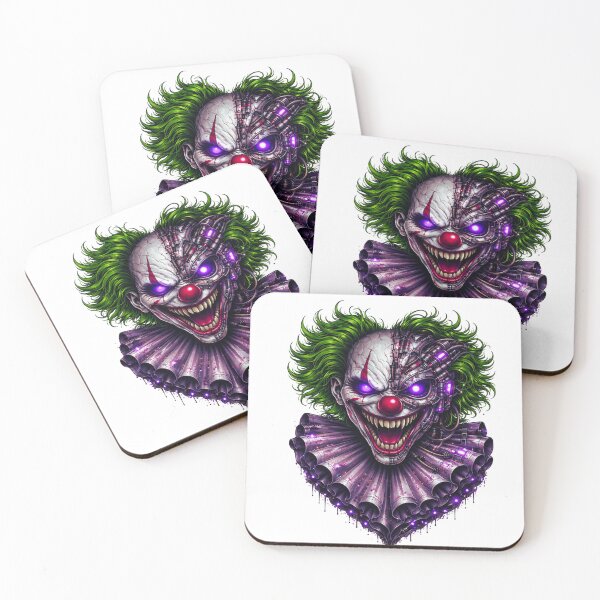 Item preview, Cyberpunk Neon Clown – Green Hair Purple Eyes Glitch Design designed and sold by unglaublichGut.