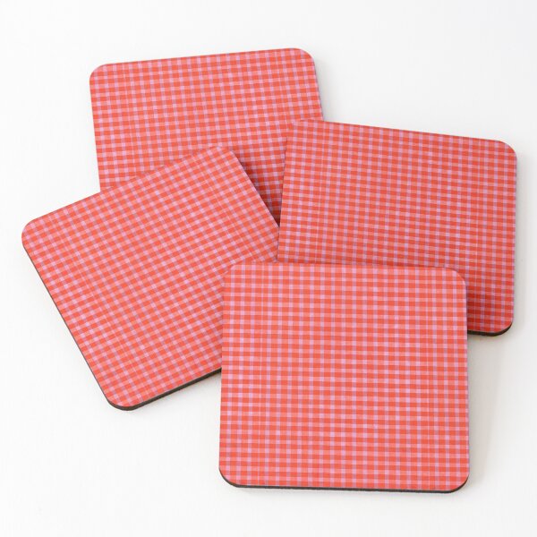 Item preview, Gingham delicious Red and Pink Checks designed and sold by rupydetequila.