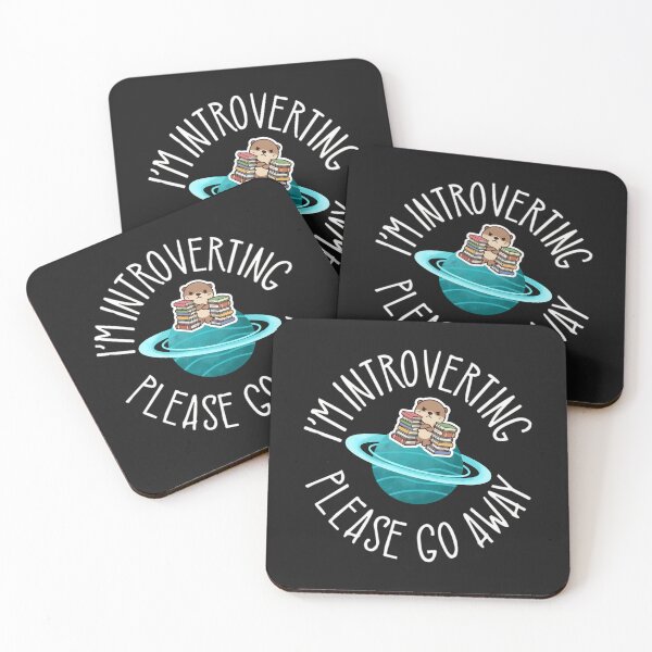 Item preview, I'm Introverting Please Go Away – Cute Book Lover Space Introvert designed and sold by Aquarius-club.