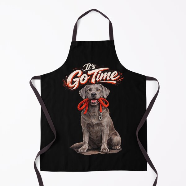 Item preview, Silver Labrador "It’s Go Time" Design – Rare Lab Dog Lover Gift, Cute Silver Lab Graphic designed and sold by 486DesignCo.