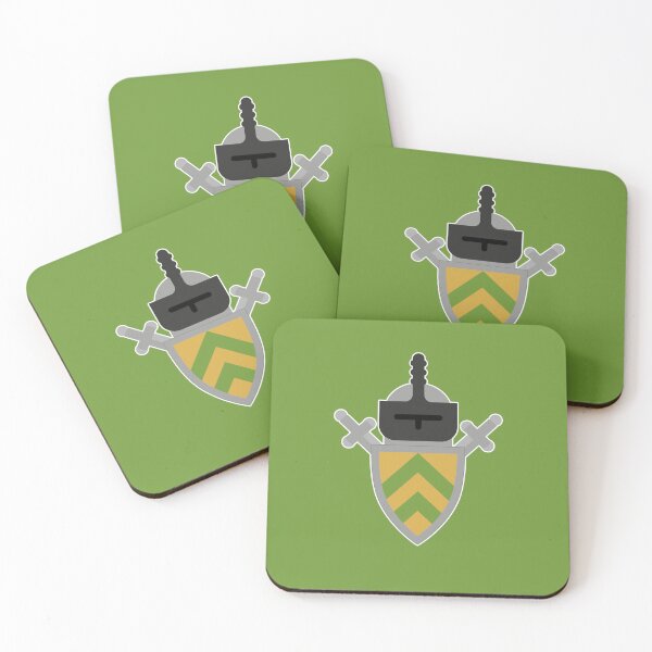 Item preview, Yellow Castle Chevron Knights Crest 1978 designed and sold by design-jobber.