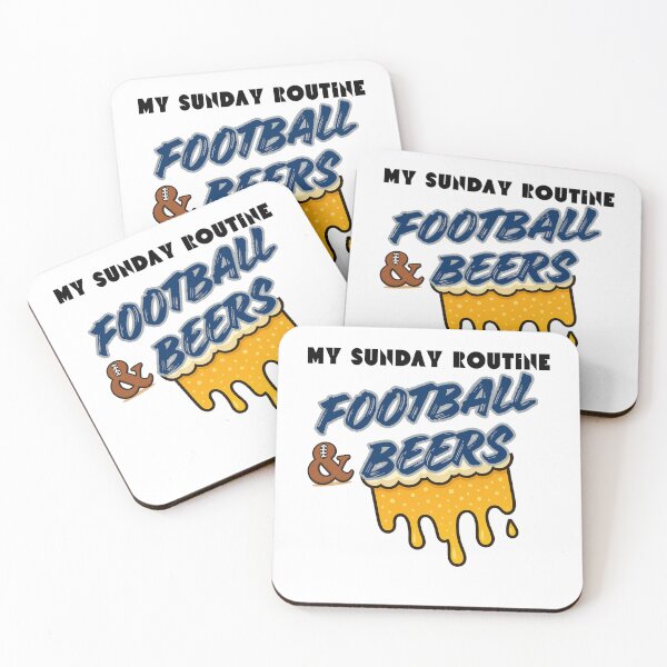 Item preview, Colts My Sunday Routine Football and Beers designed and sold by ThatFootball12.