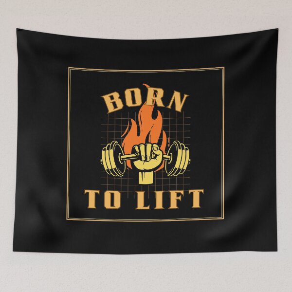 Item preview, Born To Lift – Bold Gym Motivation Weightlifting Shirt designed and sold by Mouad-Doadi.
