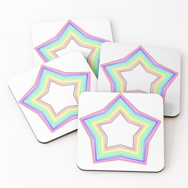 Item preview, Stary Rainbow Abstract designed and sold by CodrawsCrib.