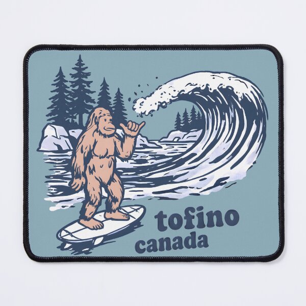 Item preview, Tofino BC Canada Cute Funny Surfing Landscape designed and sold by HowToCanadian.