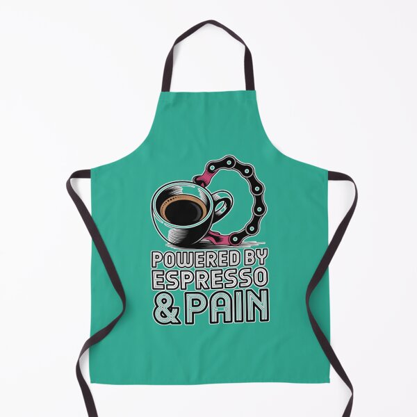 Item preview, Powered by Espresso & Pain Cycling Shirt | Funny Cyclist Design designed and sold by Timeless Design.