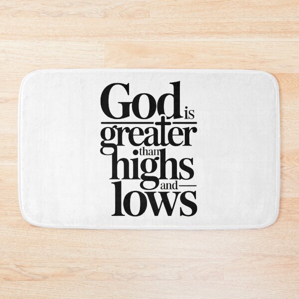 Item preview, God Is Greater Than Highs And Lows T-Shirt | Christian Faith Shirt | Inspirational Bible Quote designed and sold by EvolusionPro.