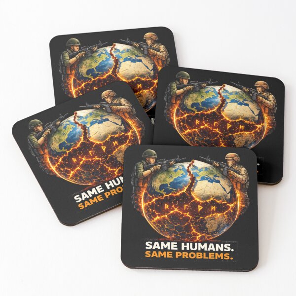 Item preview, Same Humans Same Problems Shirt – World Conflict Art designed and sold by NAJURE.