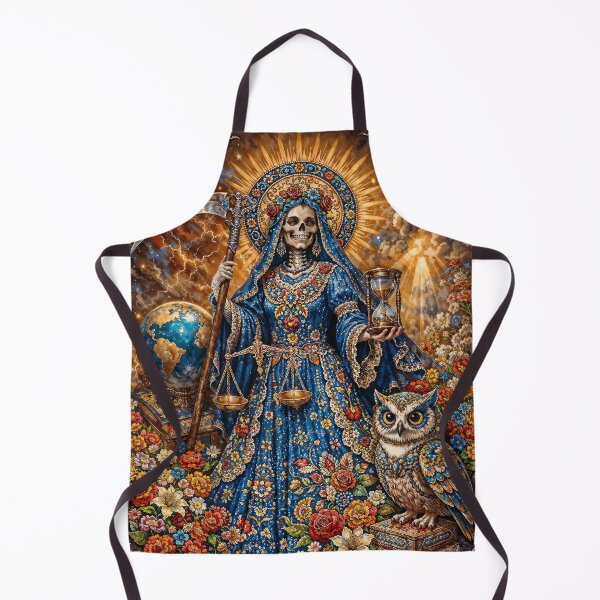 Item preview, Blue Robe Santa Muerte designed and sold by AliceWhiteDF.