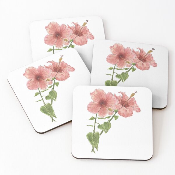 Item preview, Pink Hibiscus Flower designed and sold by NaughtyFlorals.