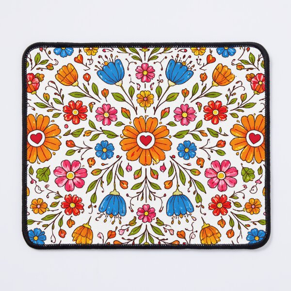 Item preview, Folk Floral Love Pattern designed and sold by blankTeeShirt.
