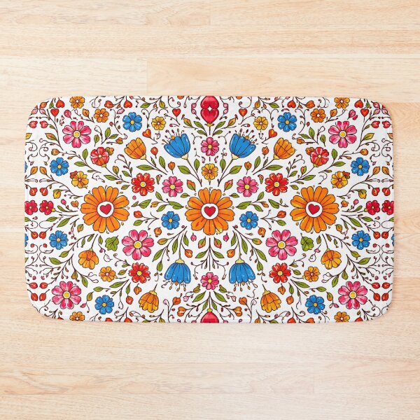 Item preview, Folk Floral Love Pattern designed and sold by blankTeeShirt.