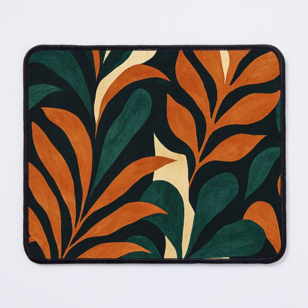 Item preview, Tropical Leaf Pattern Phone Case Dark Botanical Abstract Nature Design designed and sold by SaDesign99.