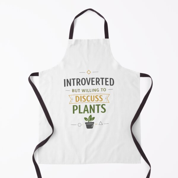 Item preview, Introverted But Willing To Discuss Plants Funny Plant Lover Design designed and sold by CosmicSplendor.