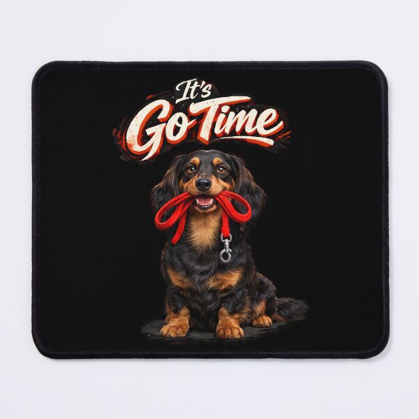 Item preview, Dachshund "It’s Go Time" Design – Funny Wiener Dog Lover Gift, Cute Doxie Graphic designed and sold by 486DesignCo.