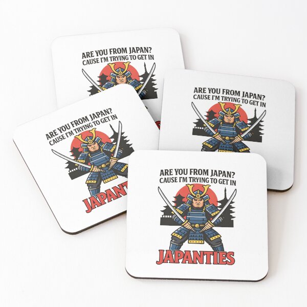 Item preview, Japanties Samurai Pick Up Line Funny designed and sold by TshirtsOnline-.