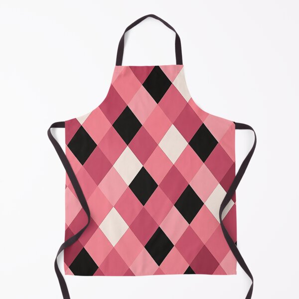 Item preview, Classic Argyle Pattern in Pink and Black designed and sold by sks-ai-artist.
