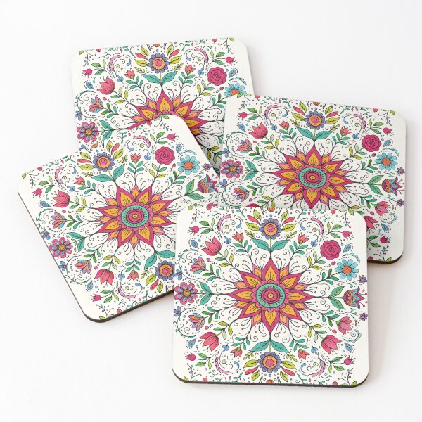 Item preview, Boho Floral Mandala Garden designed and sold by blankTeeShirt.