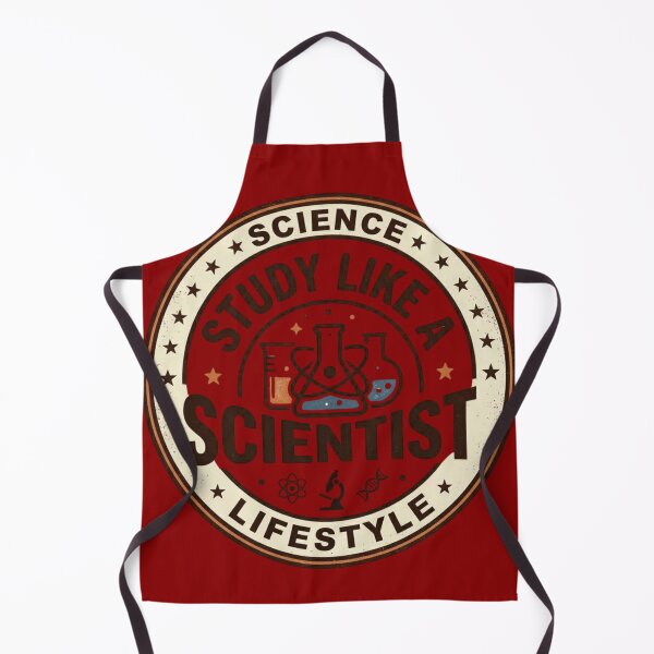 Item preview, Study Like a Scientist Badge Design | Science Lifestyle Retro designed and sold by Amr Darwish Graphic designer.