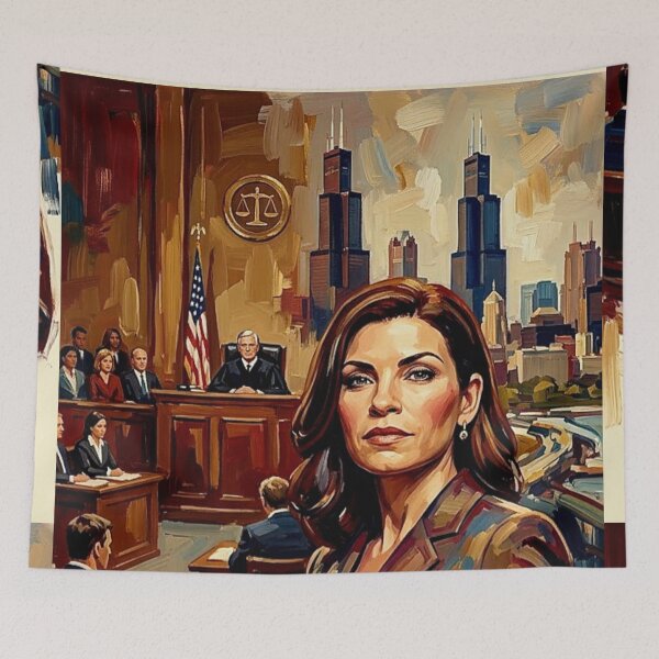 Item preview, The Good Wife: A Skyline of Ambition and Law designed and sold by Art's Diner.