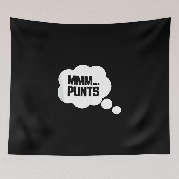 Item preview, MMM... Punts Funny Tailgate Football Game Slogan Tee designed and sold by DeanASkinner.