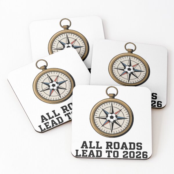 Item preview, All Roads Lead to 2026 Soccer Compass World Cup Football designed and sold by PixelWaveBD.