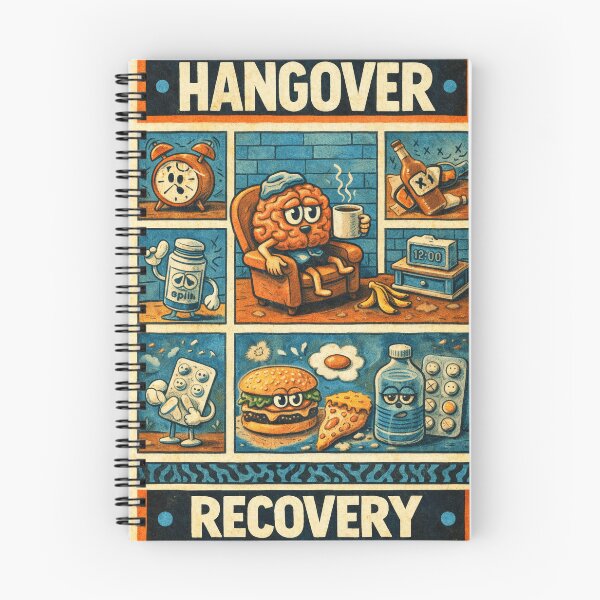 Item preview, Hangover Recovery Cartoon designed and sold by minthoria.