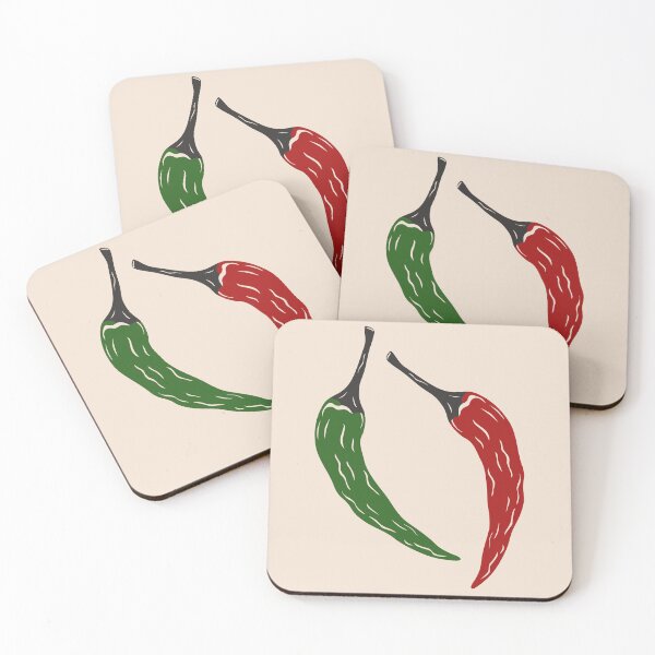 Item preview, Red and Green Chili Peppers | Hot & Spicy designed and sold by MammothArt.