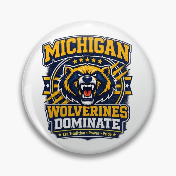 Item preview, MICHIGAN WOLVERINES STIICKER  designed and sold by Art Wave Studio.