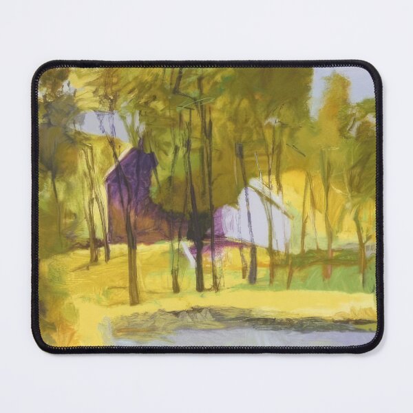 Item preview, New Upload - Wolf Kahn - Best artist (87) - Vibrant Abstract Landscape - New Upload - Wolf Kahn - Best artist designed and sold by MirandaZArt.