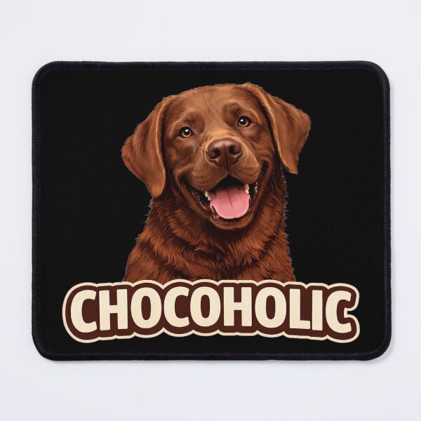 Item preview, Chocolate Lab Chocohaulic Funny Dog Lover Gift | Labrador Retriever Design designed and sold by 486DesignCo.