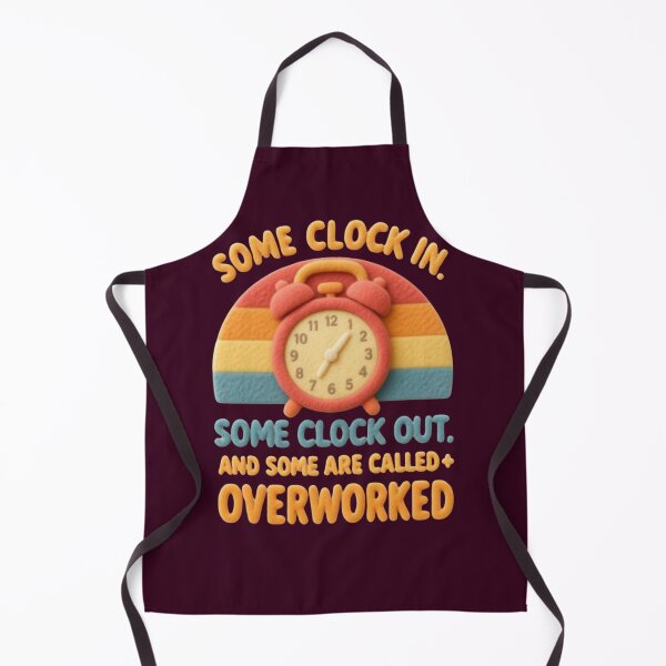 Item preview, Some clock in, some clock out, and some are called Overworked designed and sold by Grixel's Paang Gala Shop.