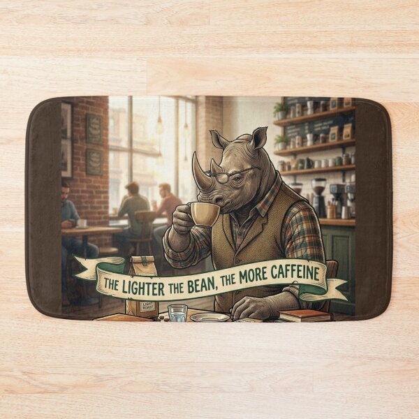 Item preview, The Lighter the Bean, The More Caffeine designed and sold by Mission Top-Secret Co..
