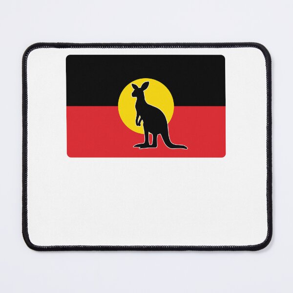 Item preview, Aboriginal flag Australian kangaroo designed and sold by Lady-Frost.