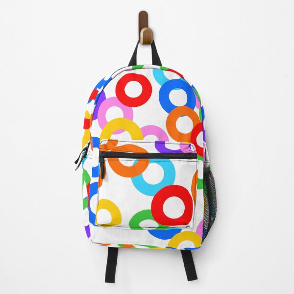 Item preview, Color Confetti: Vibrant Retro Donut Pattern designed and sold by jasperpuss.