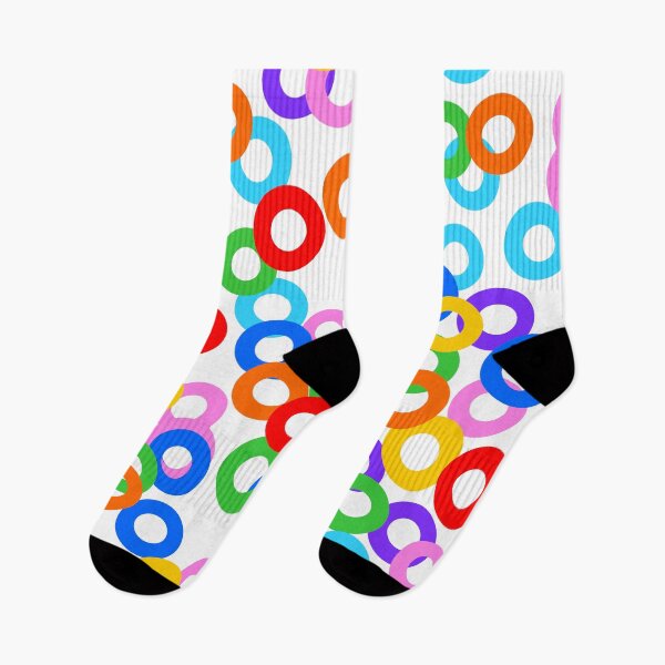 Item preview, Color Confetti: Vibrant Retro Donut Pattern designed and sold by jasperpuss.