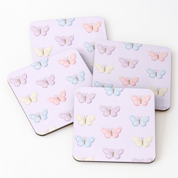 Item preview, Pastel Butterfly Harmony Pattern designed and sold by blankTeeShirt.