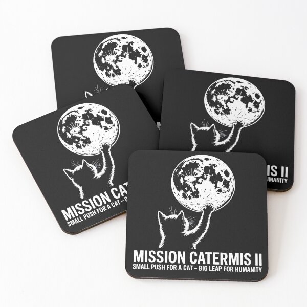 Item preview, Cat Moon Catermis II - Artemis 2 Launch to The Moon 2026 designed and sold by Oualid Art.