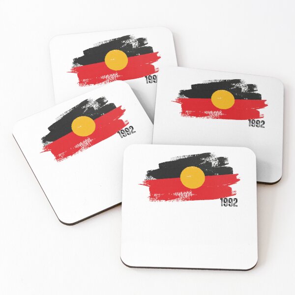 Item preview, Aboriginal flag 1992 designed and sold by Lady-Frost.