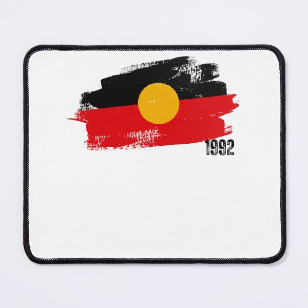 Item preview, Aboriginal flag 1992 designed and sold by Lady-Frost.