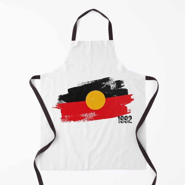 Item preview, Aboriginal flag 1992 designed and sold by Lady-Frost.